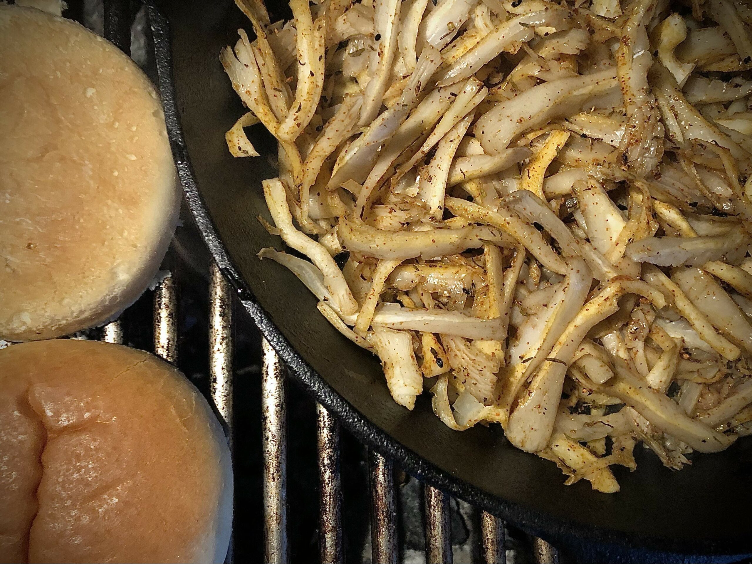 Oesterzwam in de pan