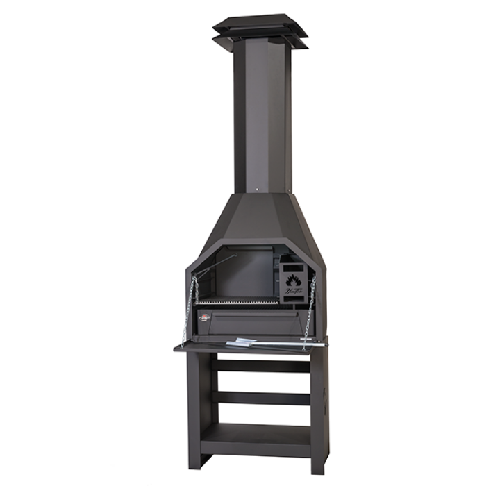 Zuid-Afrikaanse Braai Zuid Afrikaanse Braai 800 Freestanding Home Fires Met onderstel