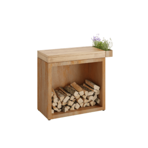 OFYR Butcher Block Storage Corten 90 – Teak Hout