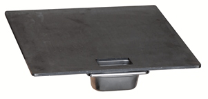 Zuid-Afrikaanse Braai Steak plate met vetopvang Home Fires