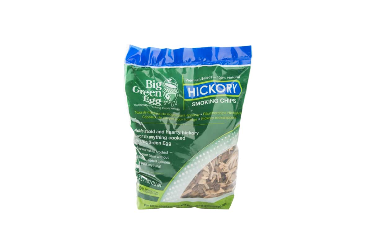 Green Egg Houtsnippers wood chips Big Hickory | Groen