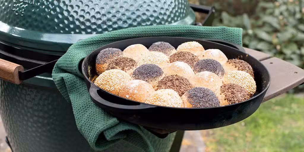 Gietijzeren skillet Big Green Egg - BBQ Experience Center
