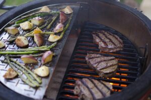 Gietijzeren rooster halve maan Kamado Joe