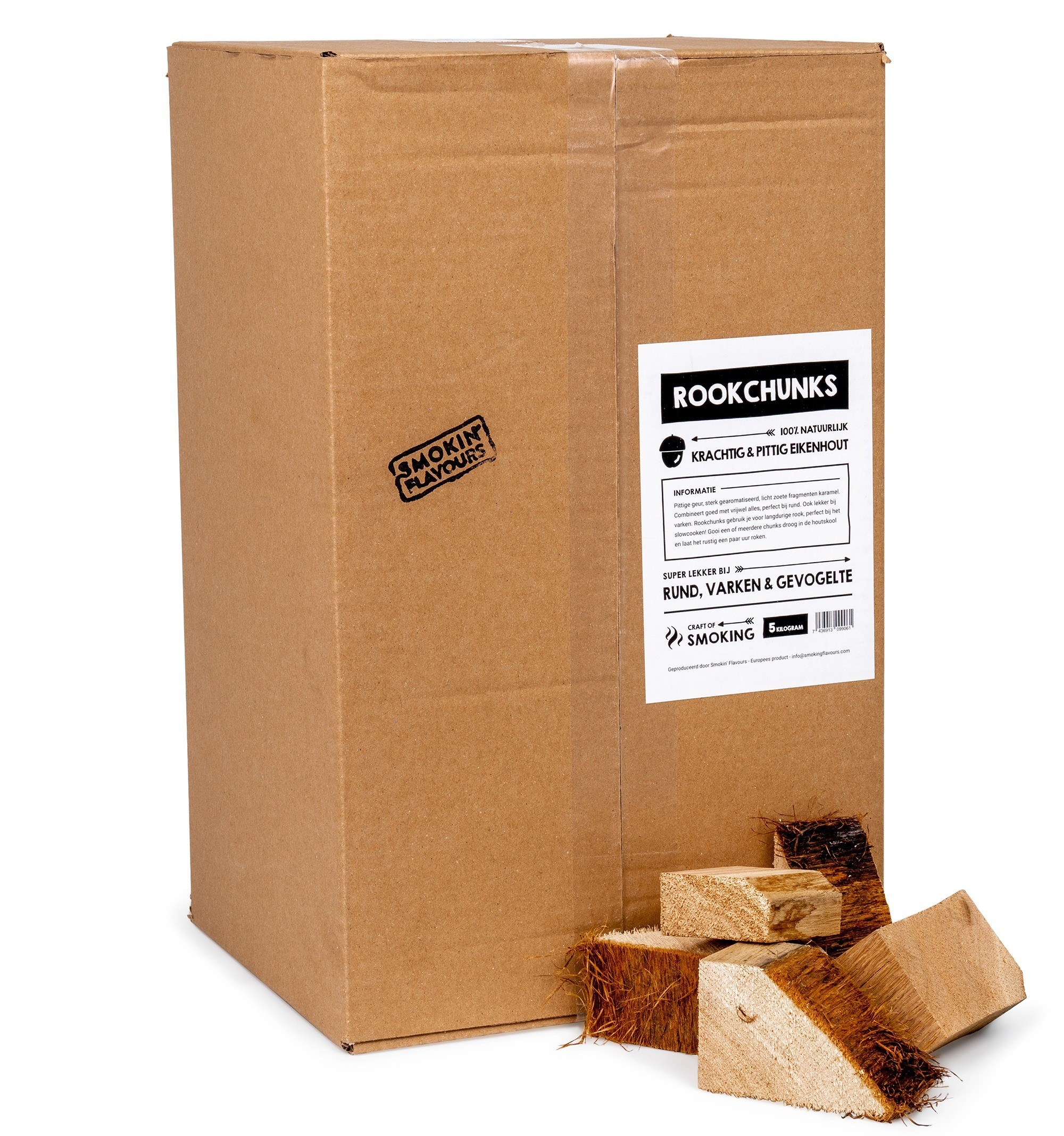 Smokin' Flavours rookchunks eik 5kg