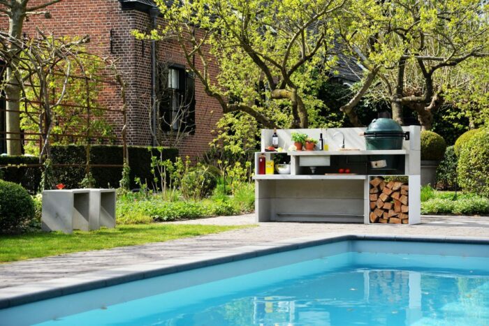 Betonnen buitenkeuken Cabin serie