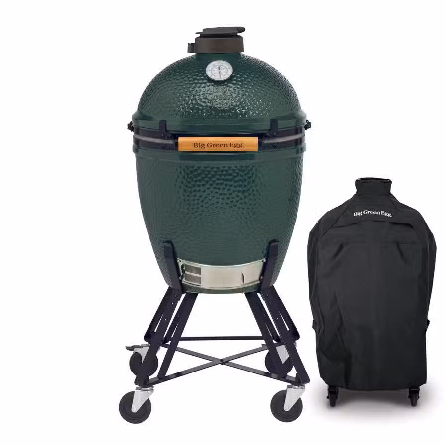 Green Egg Big met onderstel en hoes