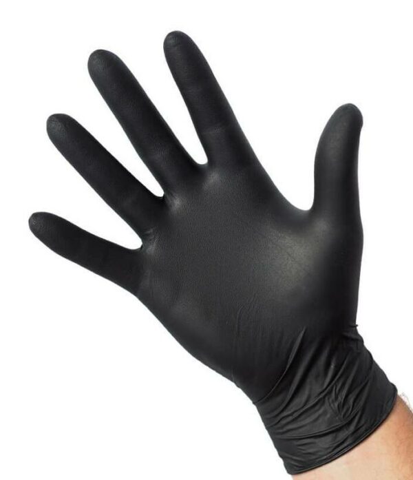 Nitril handschoen poedervrij zwart