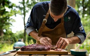 Teak snijplank (cutting board)