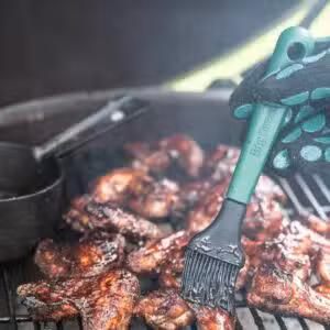 Gietijzeren sauspan + Basting Brush