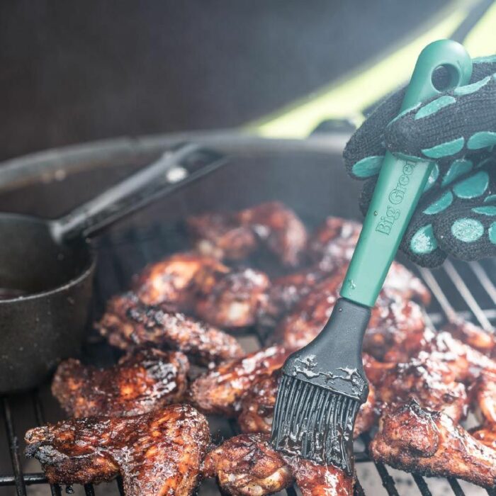 Gietijzeren sauspan + Basting Brush