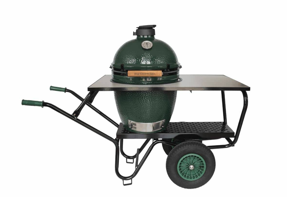 Green Egg Kruiwagen EGGmover Big RVS werkblad | Groen