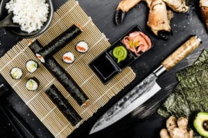 VG10-Forged-koksmes-sushi-mes-messen-bbq-kamado-koken