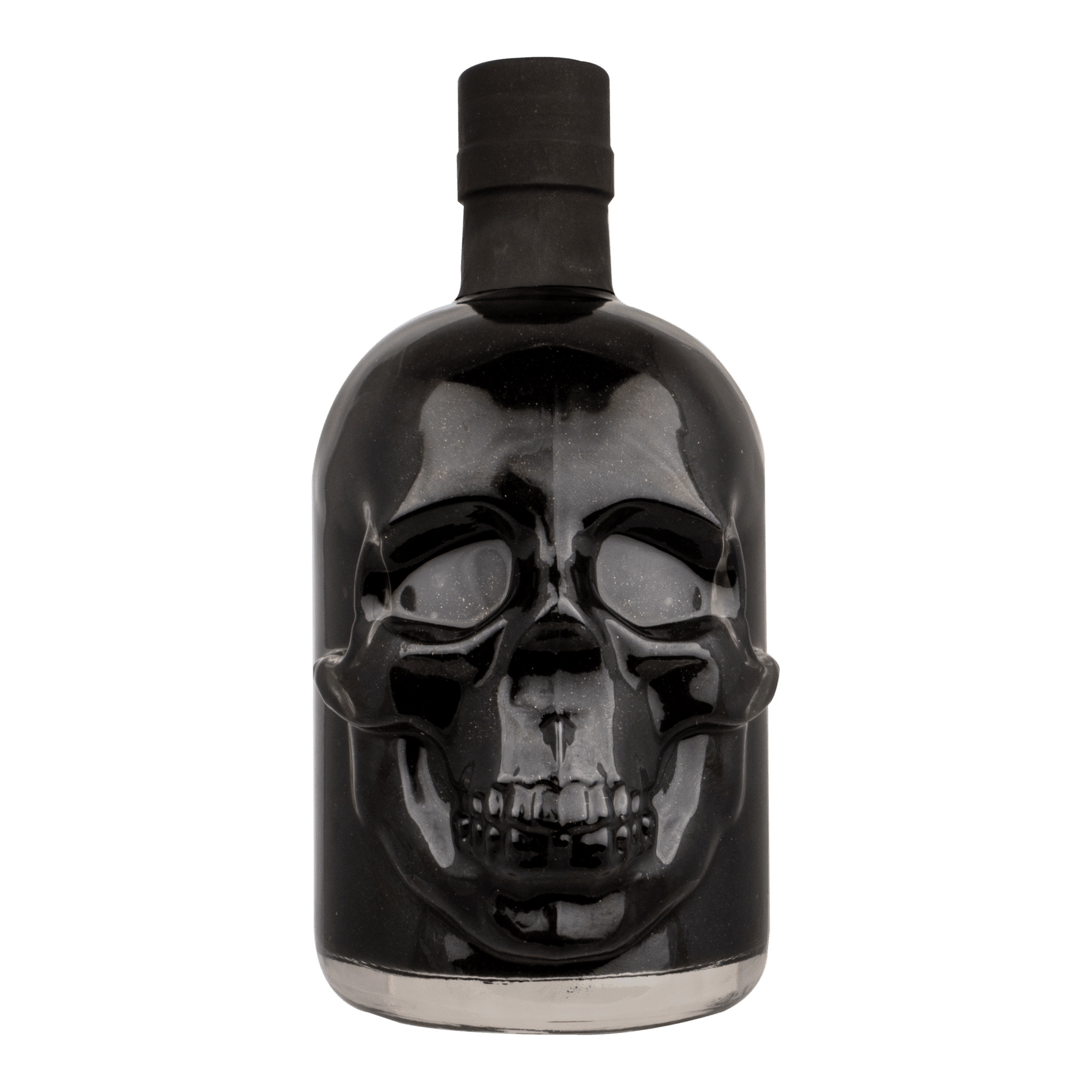 hot saus Black Gold Skull Bottle