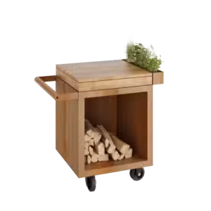 OFYR 65 Mise en Place Table PRO Corten – Teak Hout