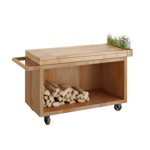 OFYR 135 Mise en Place Table PRO Corten – Teak Hout