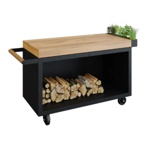 OFYR 135 Mise en Place Table PRO Black – Teak Hout