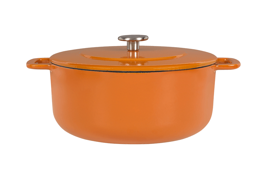 BBQExperience Combekk Dutch Oven Orange 24cm aanbieding