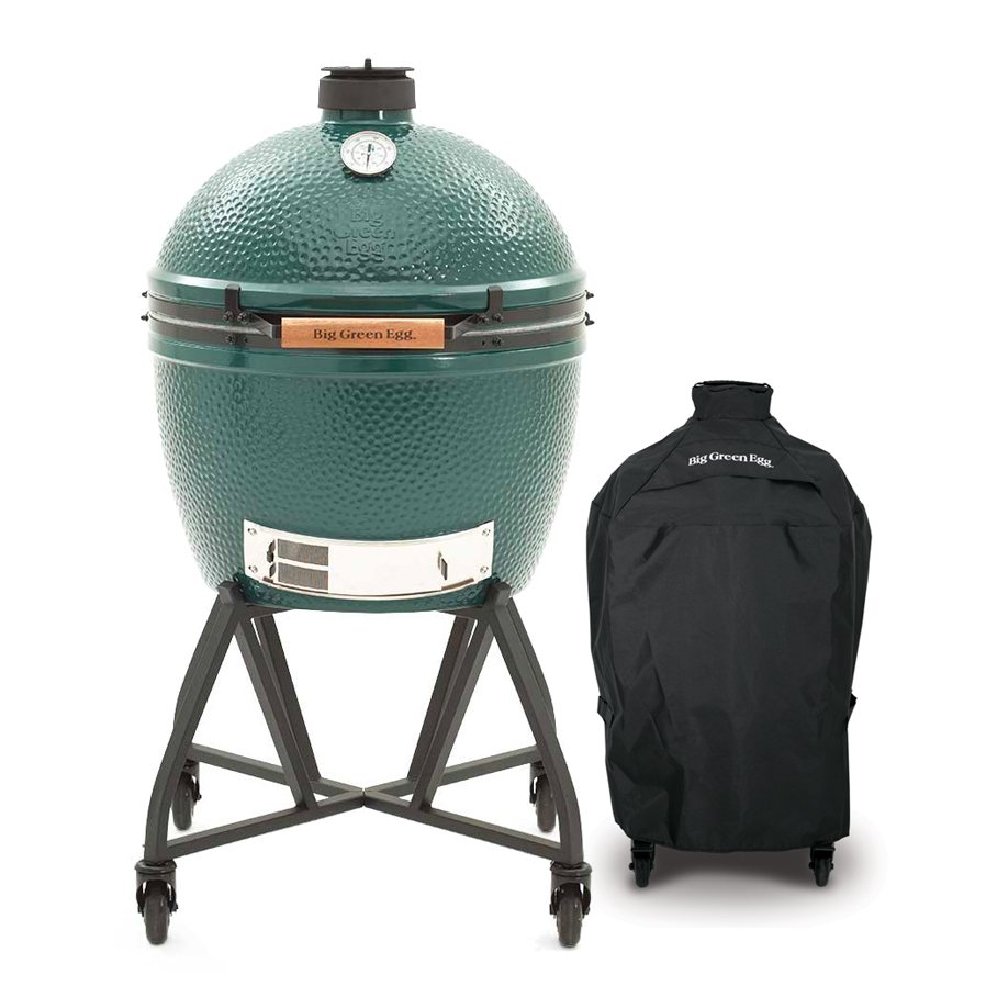 Green Egg Big met intEGGrated handler en hoes