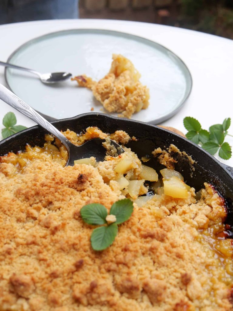 perencrumble gember big green egg kamado recept 03 scaled - Perencrumble met gember