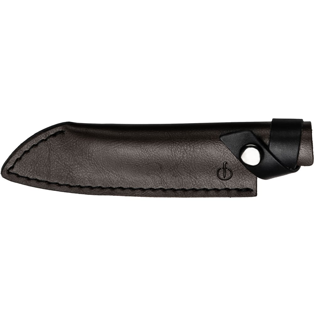 Forged Leather : leren hoes Santokumes 14cm