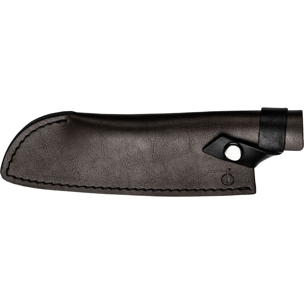 Forged Leather : leren hoes Santokumes 18cm
