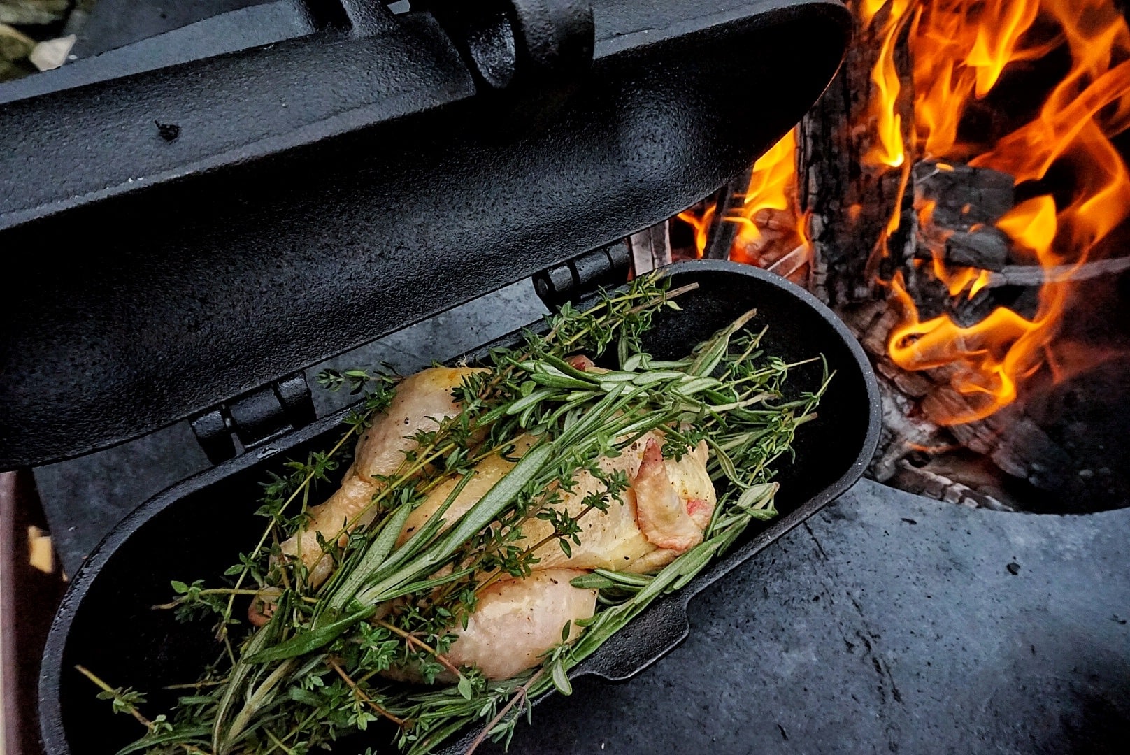 Piepkuiken uit het vuur