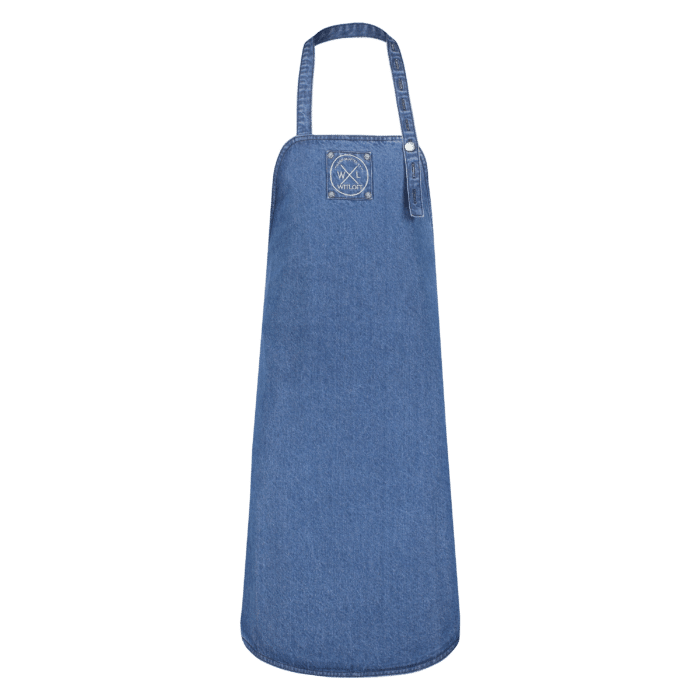 Witloft schort denim blauw