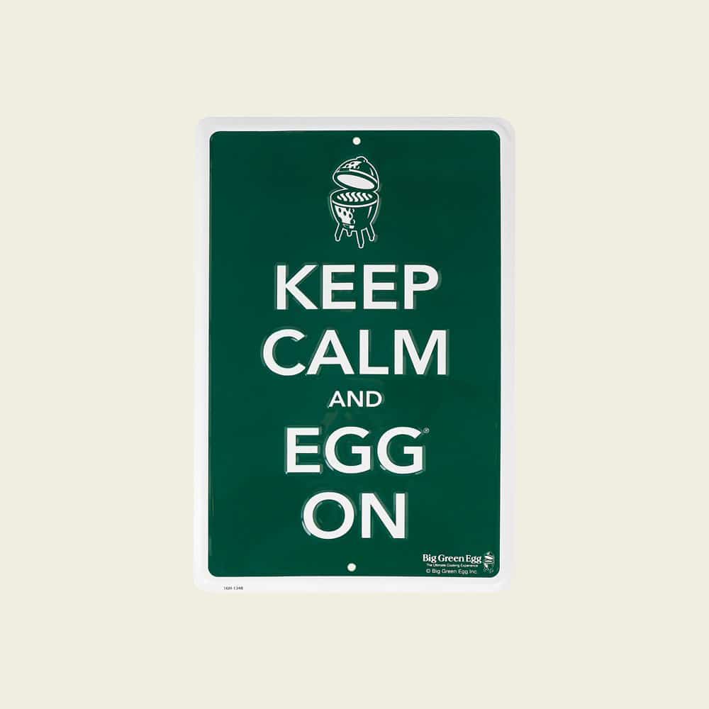 Green Egg Tekstbord 'Keep calm and EGG on' Big | Groen