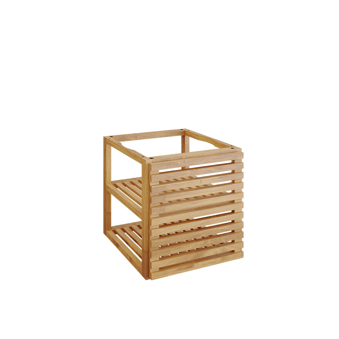 Ofyr Storage insert PRO Teak Hout Met deurtjes