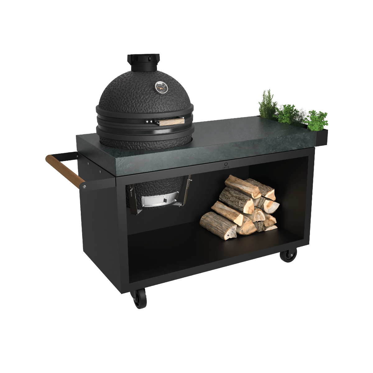 Ofyr 135 Kamado Table PRO Black – Beton