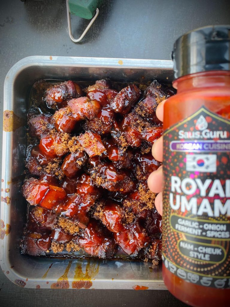 oosterse pork belly burnt ends recept kamado bbq 01 scaled - Oosterse Pork Belly Burnt Ends