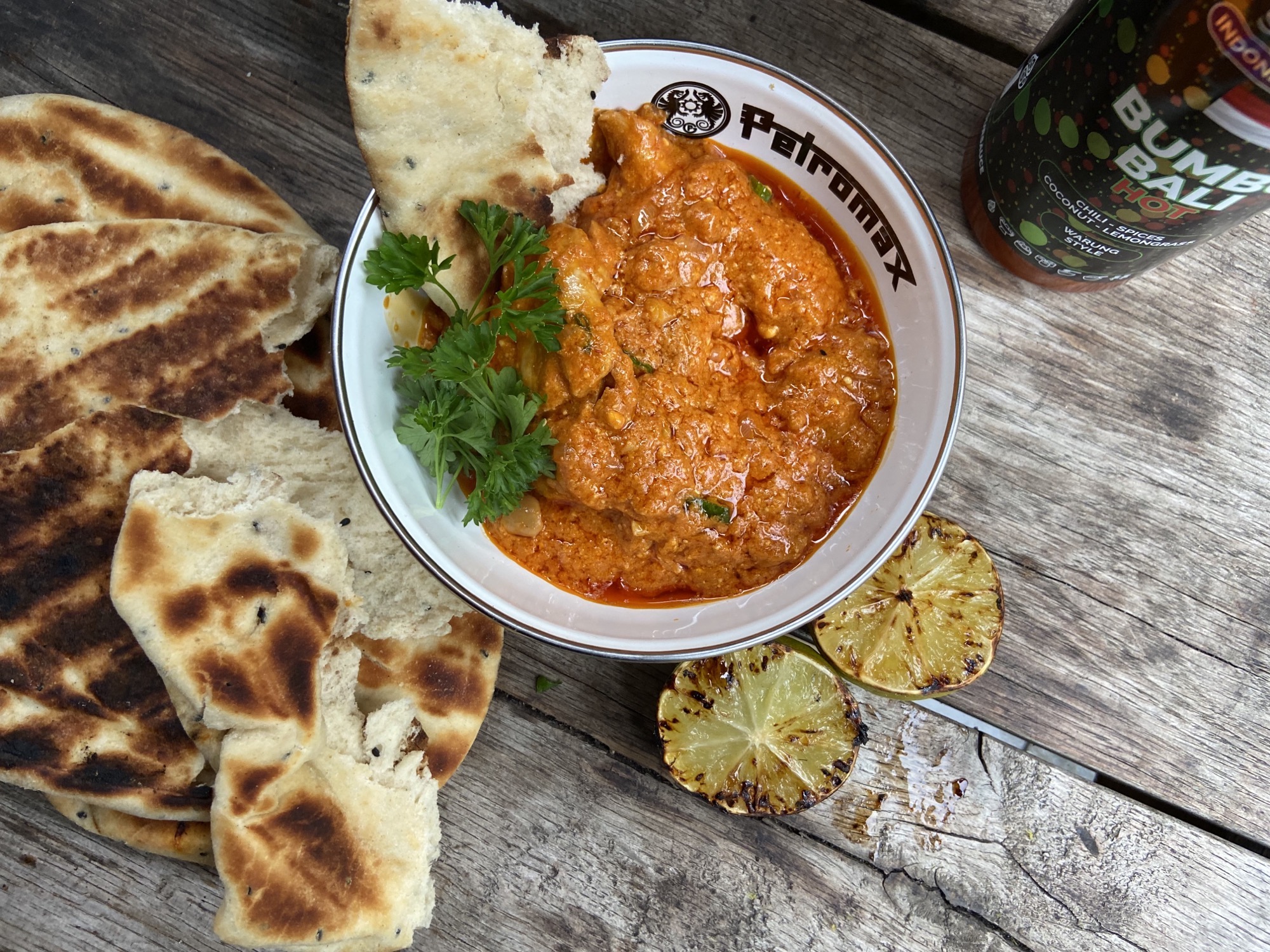 murgh makhani boter kip recept bbq kamado green egg