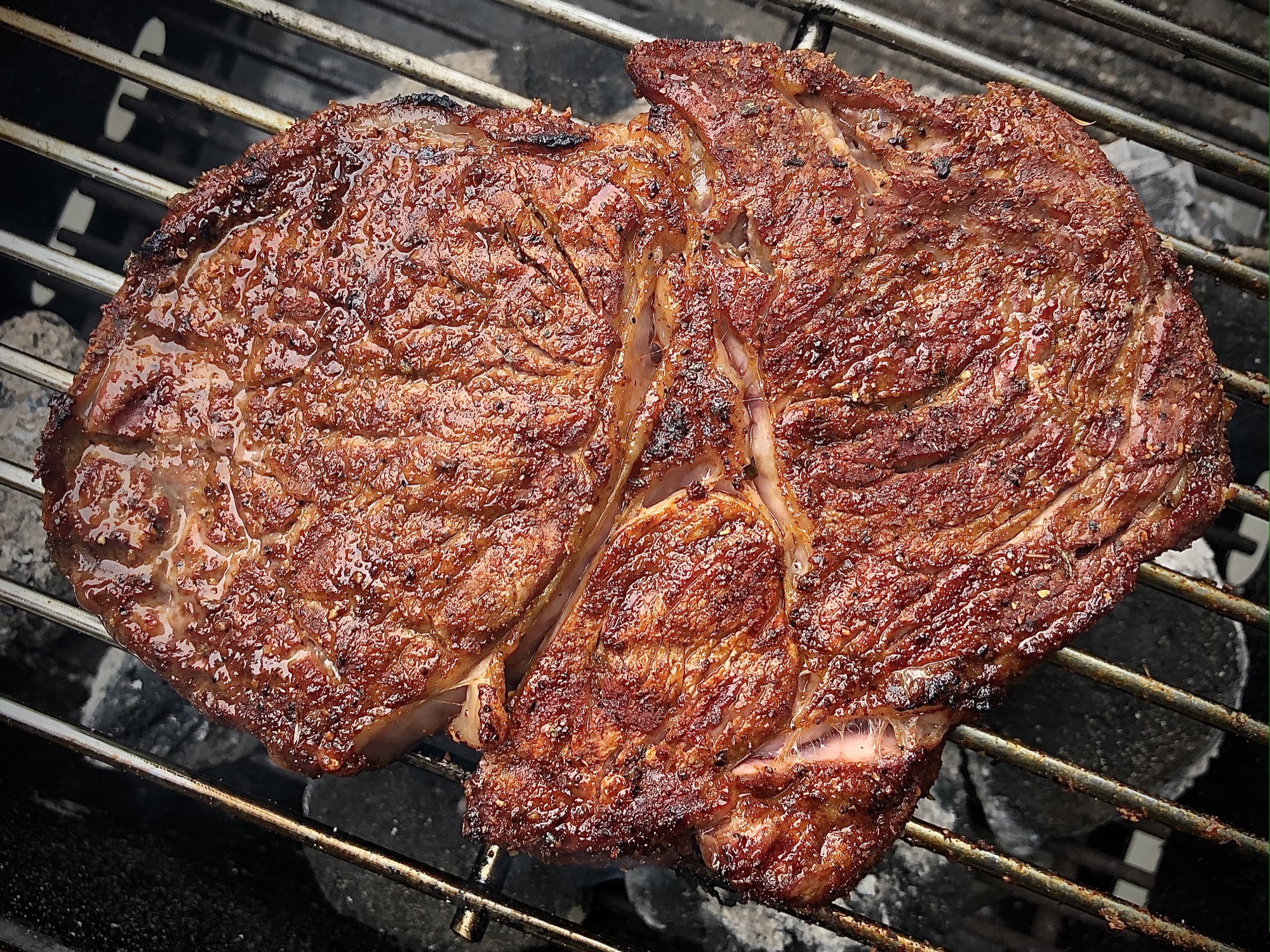 ribeye rucola pesto bbq kamado recept green egg Vlees op bbq