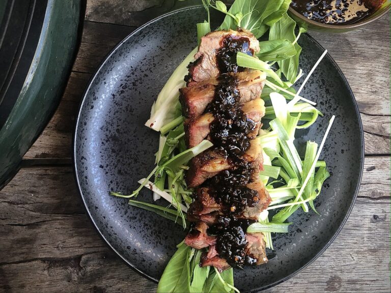 Bulgogi Style Shortribs kamado bbq recept eindproduct bulgogi style short ribs (1)-min