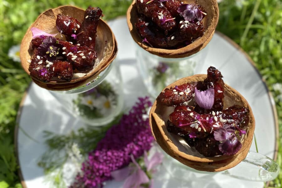 Iberico ribfingers in tortilla kamado bbq recept 15