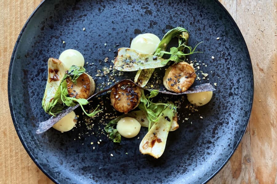 nofish scallops kamado bbq recept 07