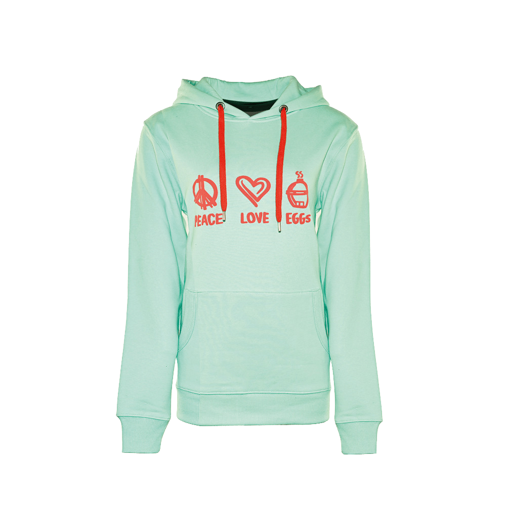 Hoodie – Peace, Love, EGGs | Large