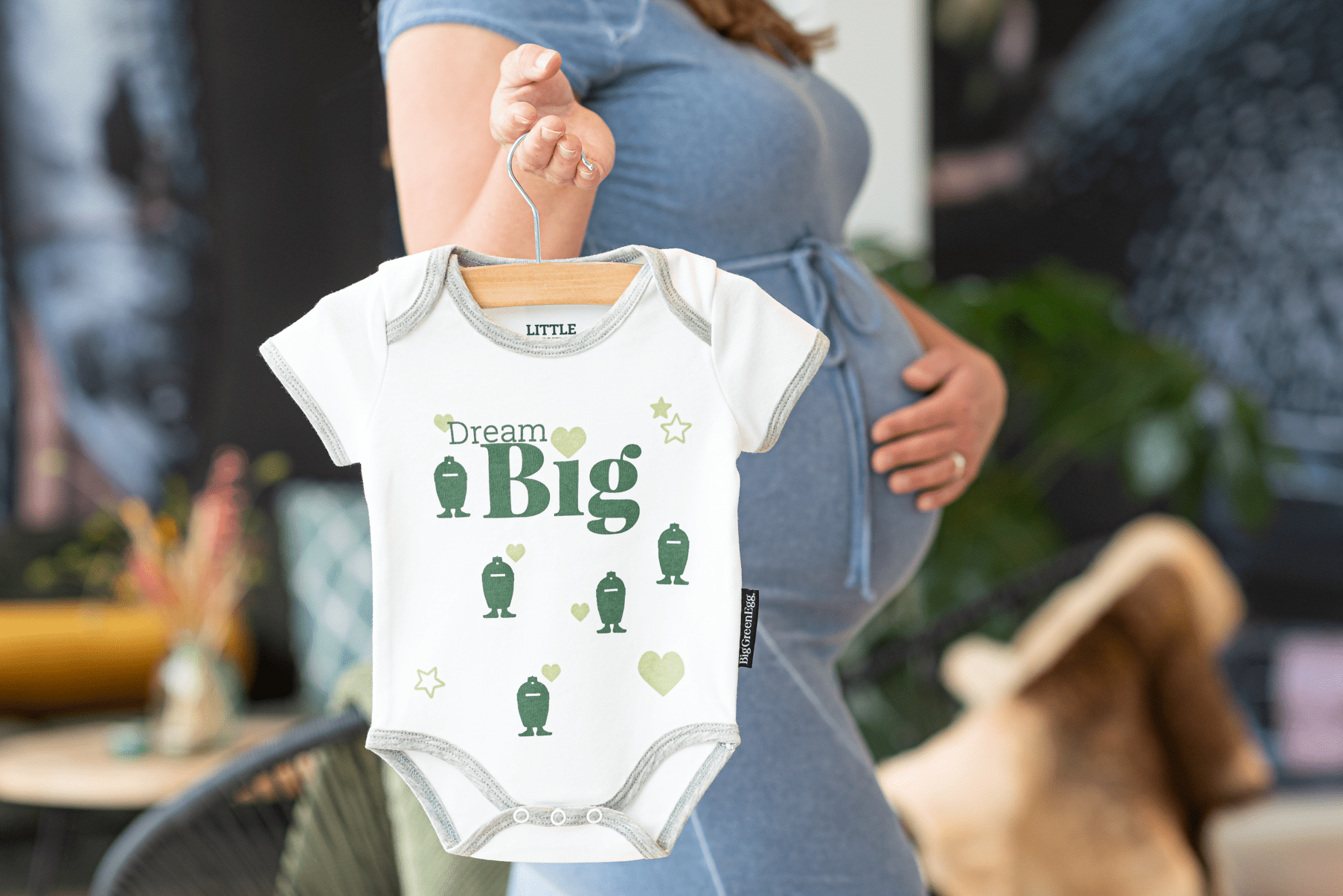 Green Egg Romper Dream Big Big | Groen