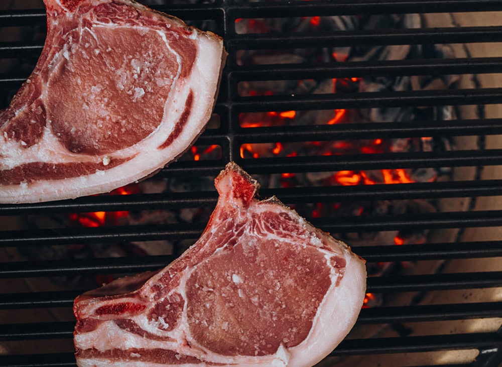 Monolith-Gietijzeren-rooster-vlees-bbq-kamado