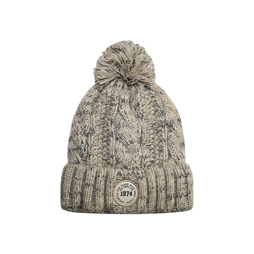 Green Egg Beanie beige Big | Groen