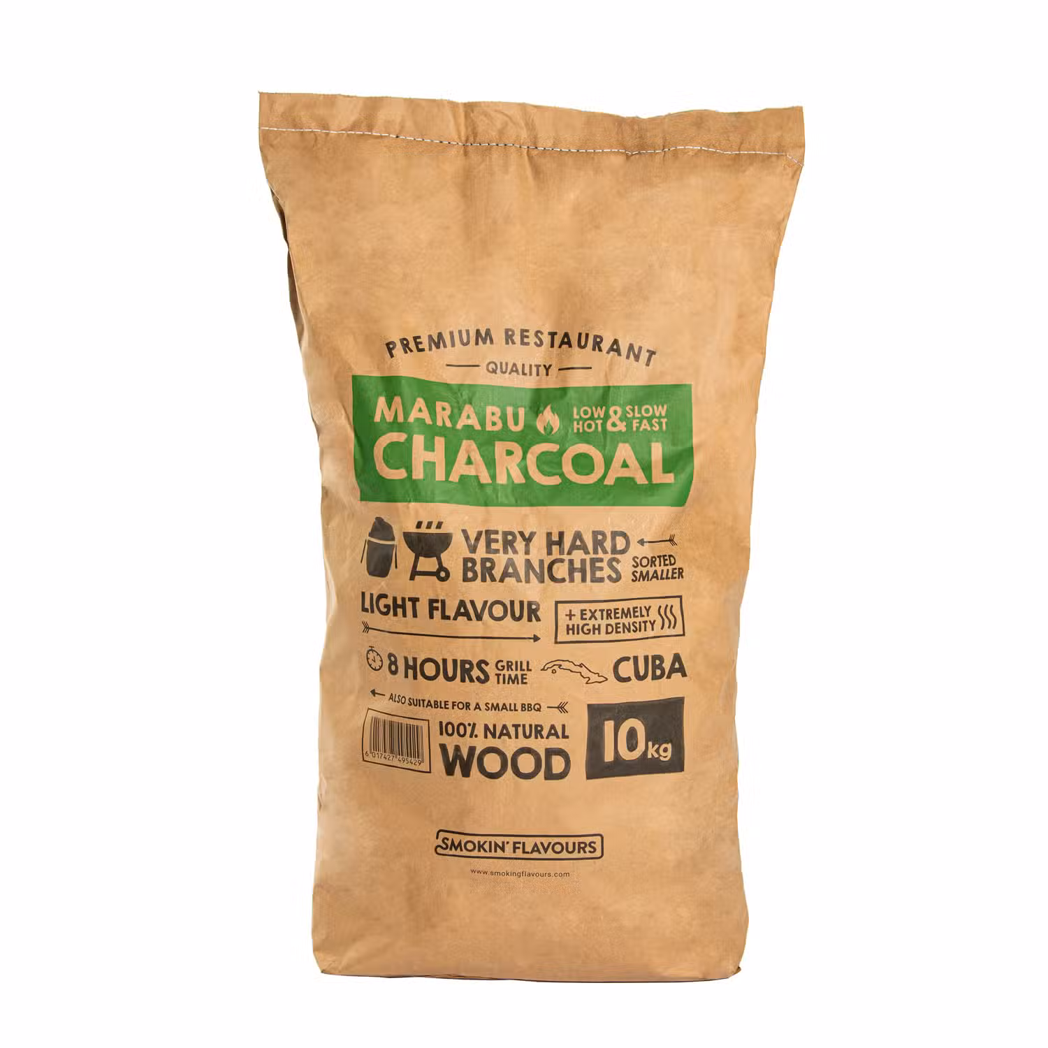 Smokin' Flavours Houtskool Marabu 10KG Cuba