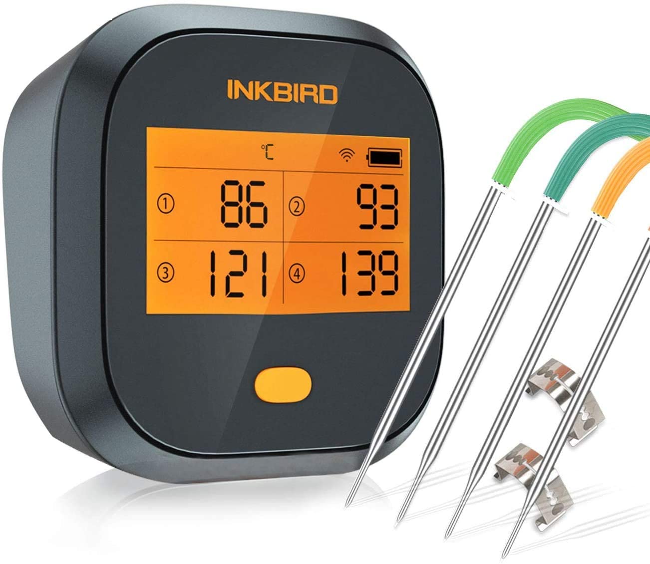 BBQExperience Inkbird WiFi Thermometer IBBQ 4T aanbieding