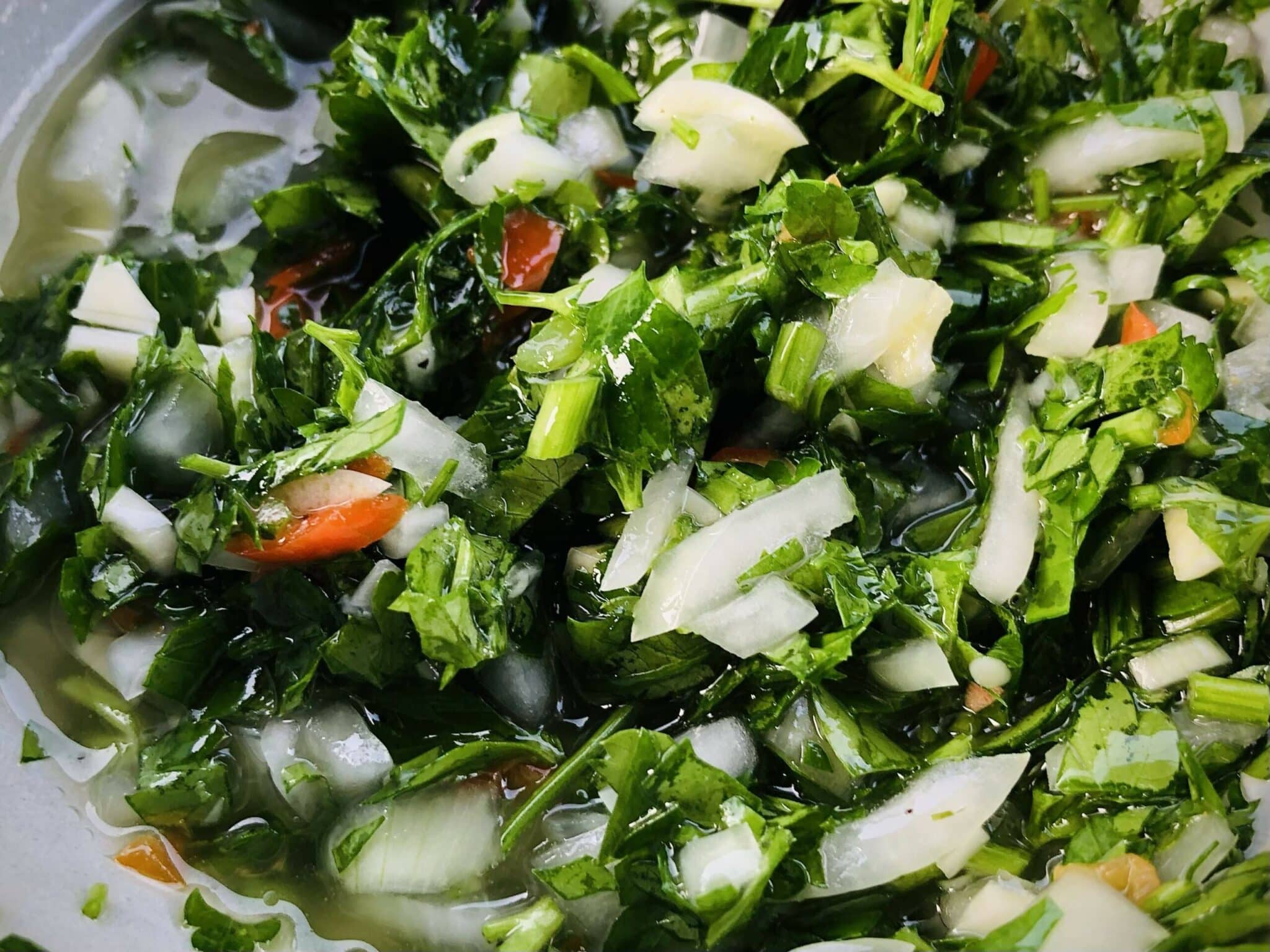 Chimichurri pittig bbq gerecht pittige bloemkool grillen