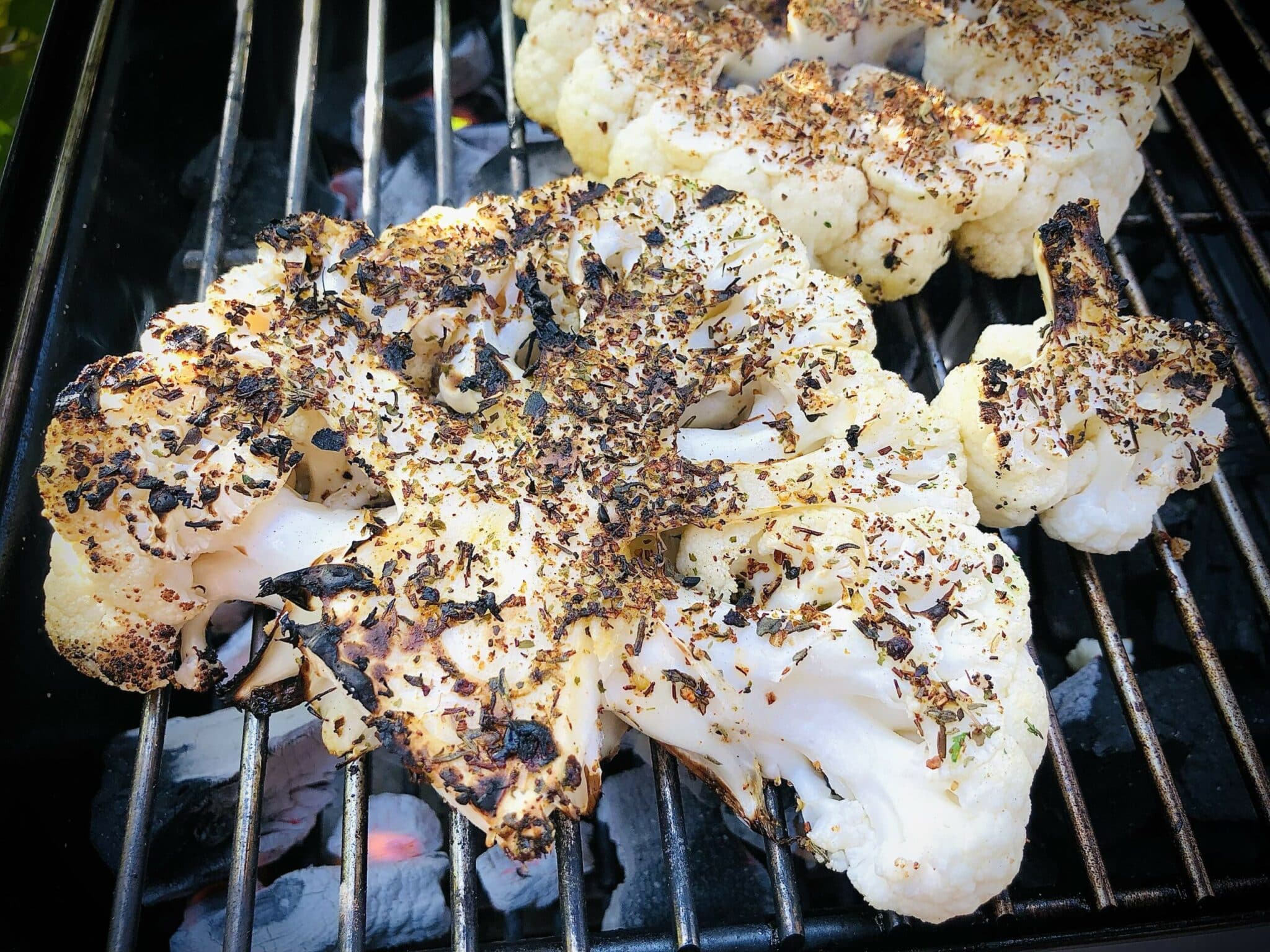 bloemkool op de bbq grillen braairub no, 4 recept