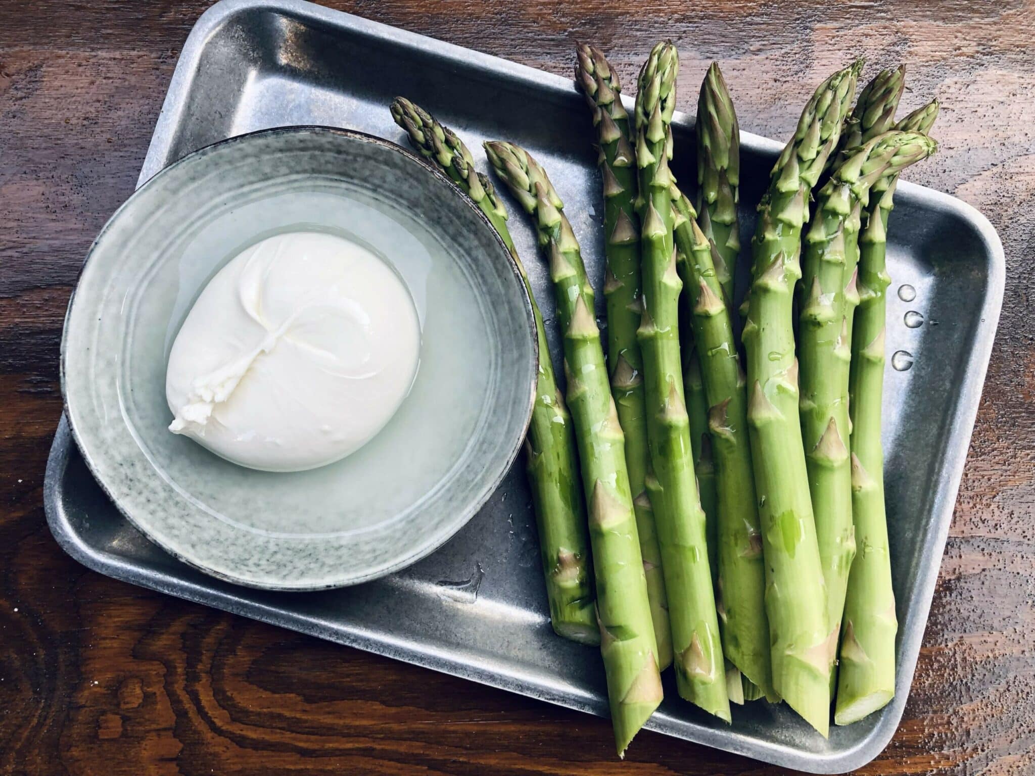 voorbereiden asperges recept kamado bbq bereiding recept
