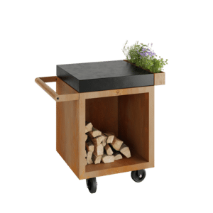 OFYR 65 Mise en Place Table PRO Corten – Donker Grijs Keramiek