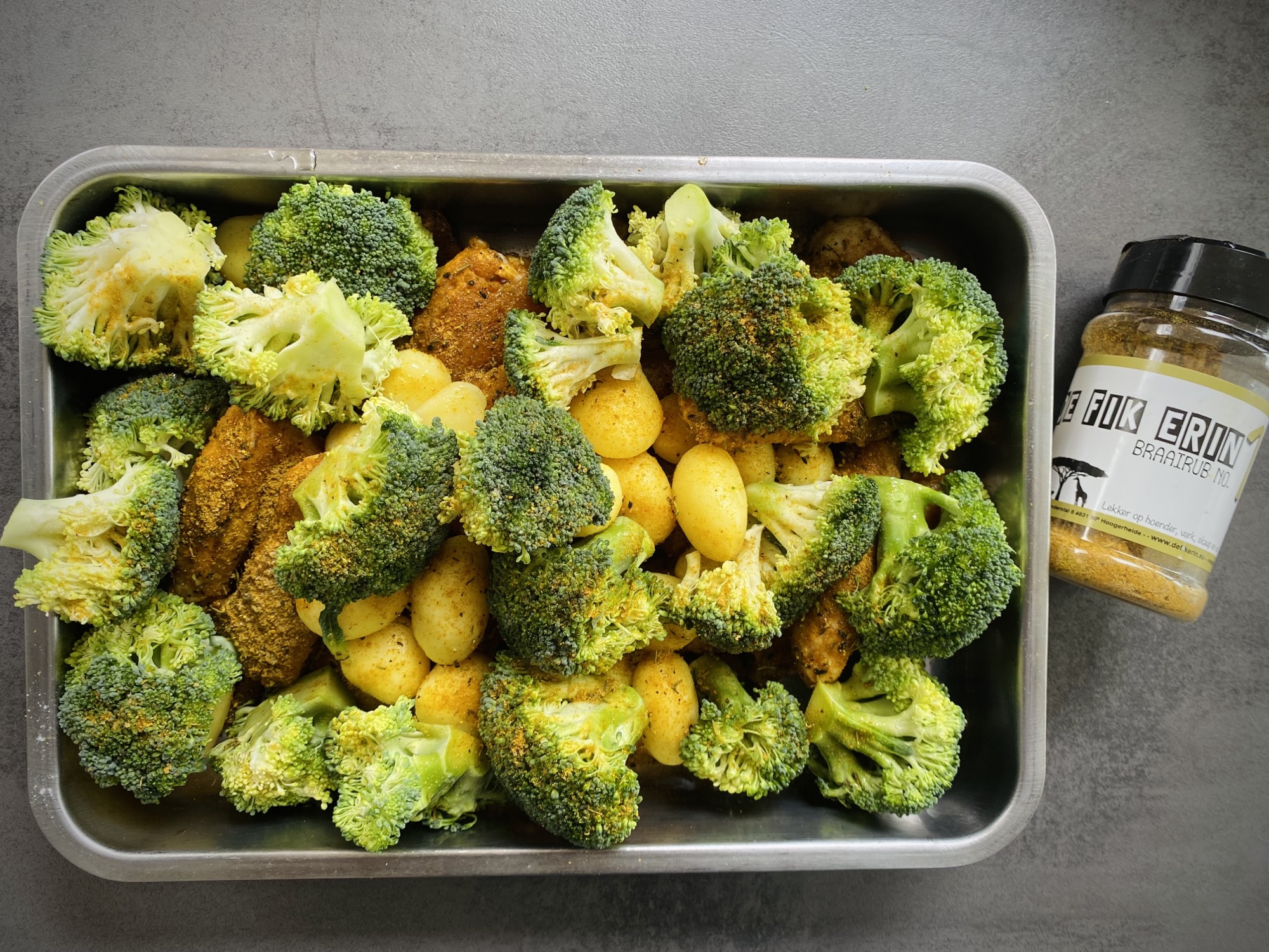 Aardappelen, Groente, Vlees van het spit BBQ Experience Center