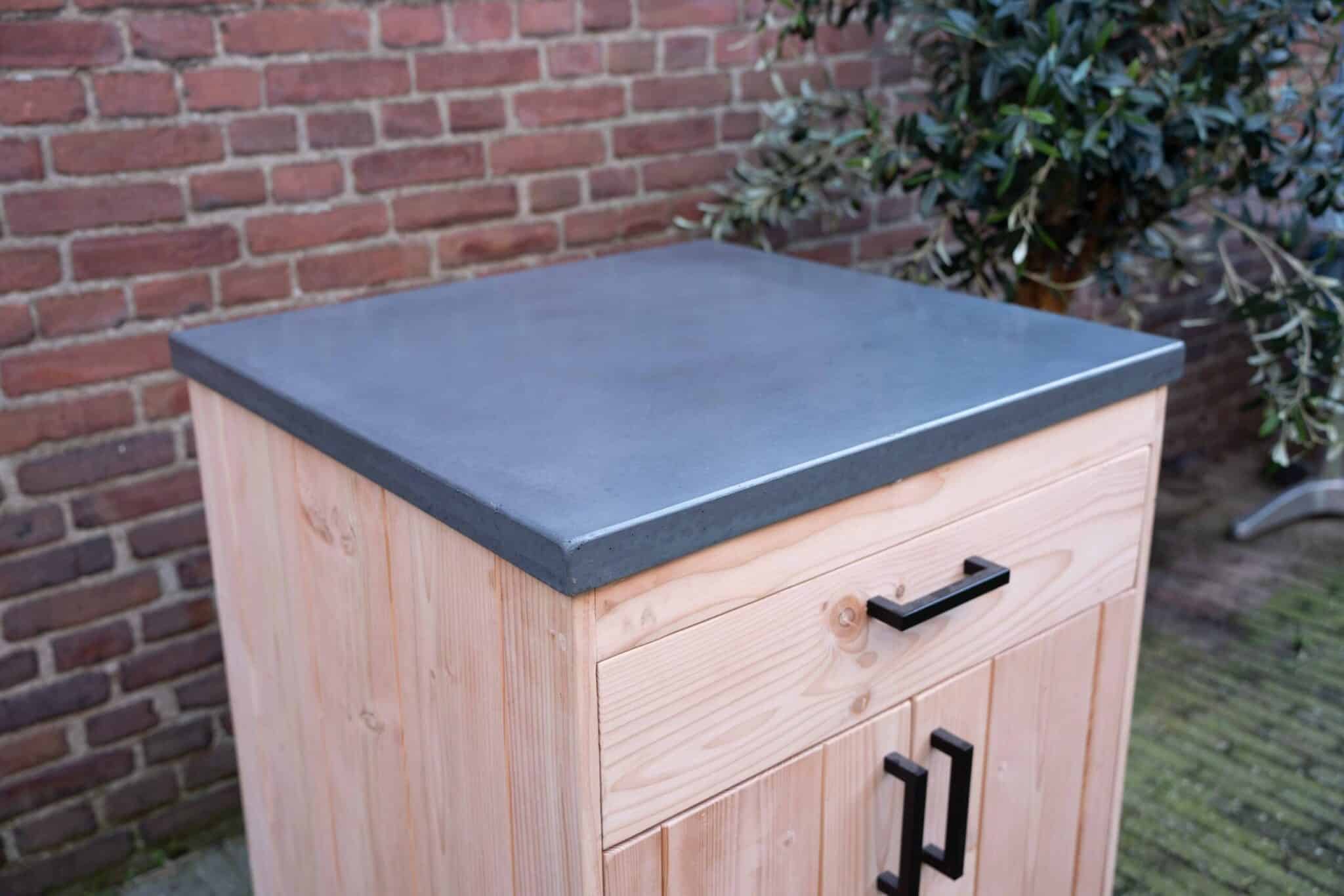 Mise en Place meubel Douglas / Beton BBQ Experience Center