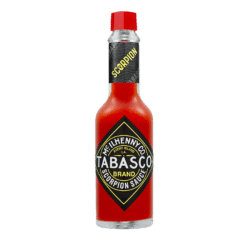 Tabasco-Scorpion-sauce-fles-glas-