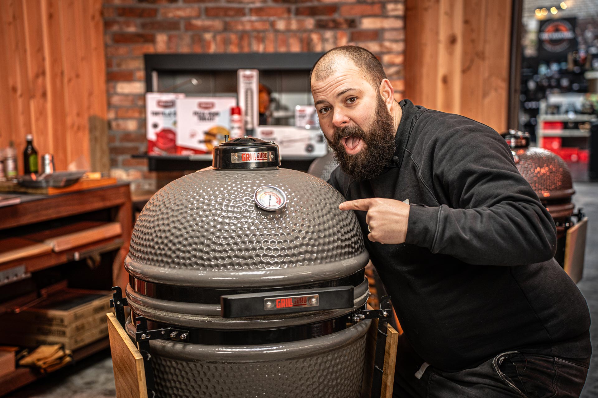 Grill guru original large compleet bbq experience center